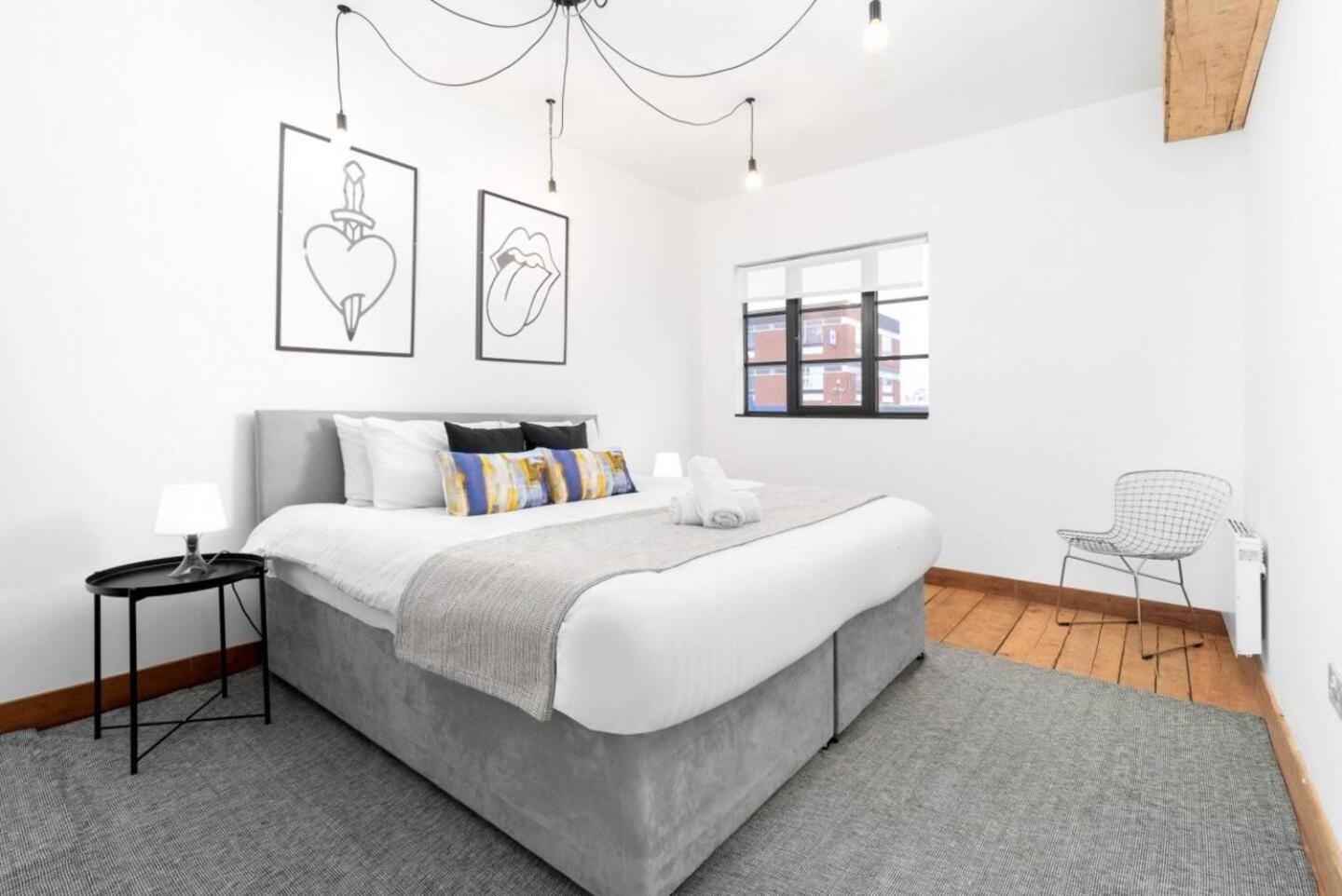 Loft Style Apartment - Near City Centre - Smart Tv- Wifi - Parking - Top Rated - 3Nt Birmingham Exterior photo